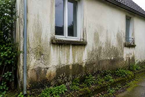 Façade avant travaux d’enduit en Picardie